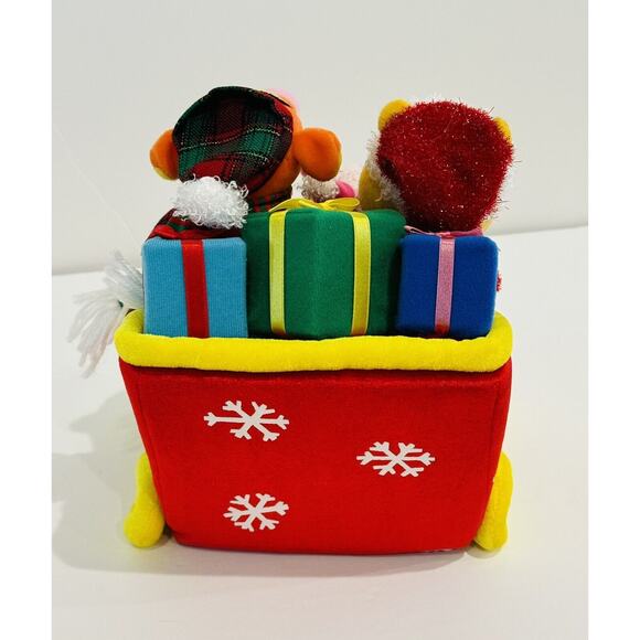 Disney Winnie the Pooh & Friends Dancing Sleigh Plush Holiday Christmas Musical - Picture 5 of 6